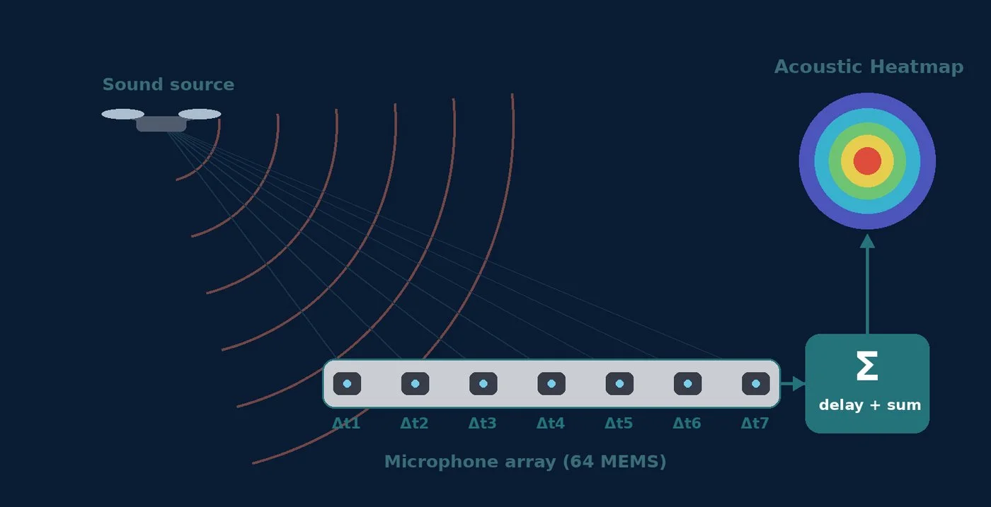 How an acoustic camera works